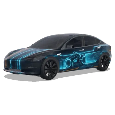 Tron inspired – Tesla Model 3 wrap