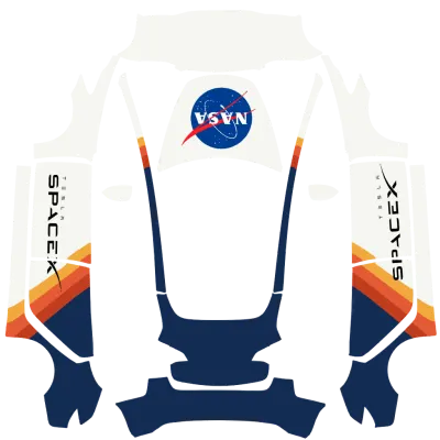 Nasa-SpaceX – Tesla Model 3 wrap