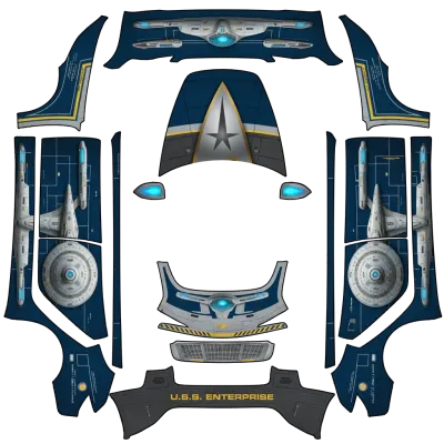 스타트렉 NX-01 (Star trek nx01) – 테슬라 Model 3 랩핑