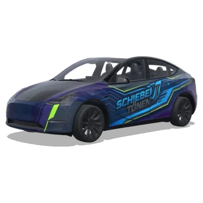 scheiben tönen logo ander seite ändern – Tesla Model Y wrap