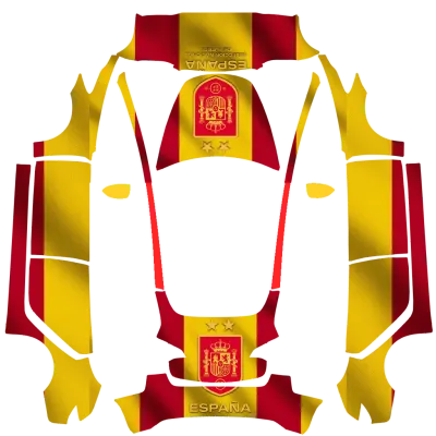 Флаг Испании (Spain Flag) – оклейка Tesla Model 3