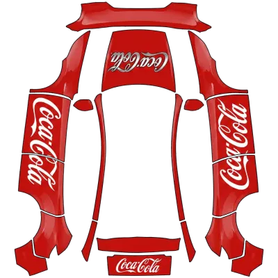 Coca-Cola (Coca Cola) – Tesla Model Y Wrap