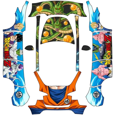 Dragon Ball Z – Tesla Model Y Wrap