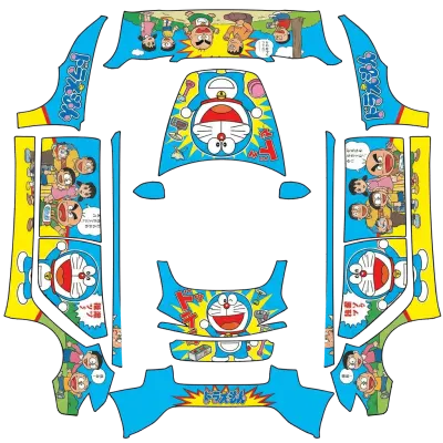 哆啦A夢（Doraemon） – 特斯拉 Model 3 塗裝