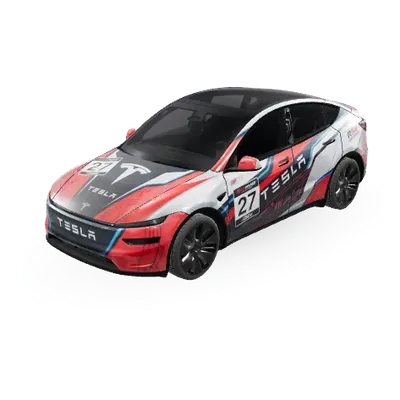 Racing Tesla – Tesla Model Y wrap