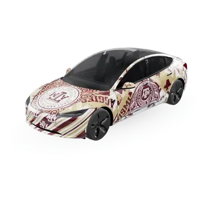 Texas A&M Aggie Ring (Texas A&M Aggie Ring Wrap) – Tesla Model 3 Wrap