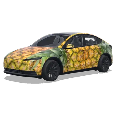 Ananas (Pineapple) – Tesla Model Y Wrap