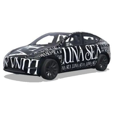 LUNA SEA Logo Monogramm – Tesla Model Y Wrap