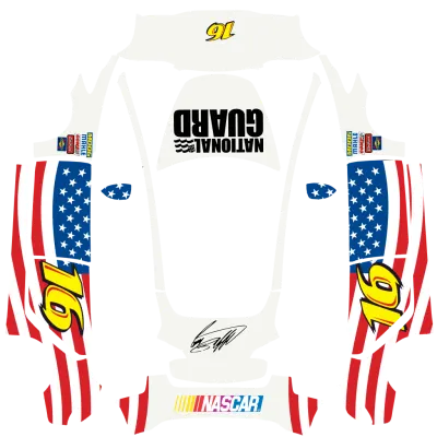 Грег Биффл (Greg Biffle - Forever) – оклейка Tesla Model 3