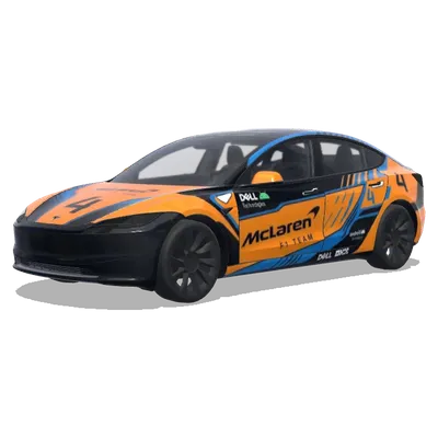 兰多·诺里斯F1（Lando Norris Formula One） – 特斯拉 Model 3 涂装