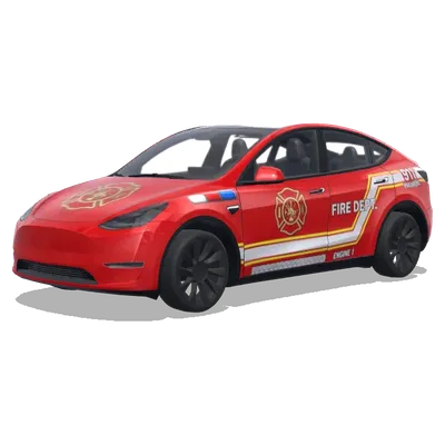消防局1號消防車 – 特斯拉 Model Y 塗裝