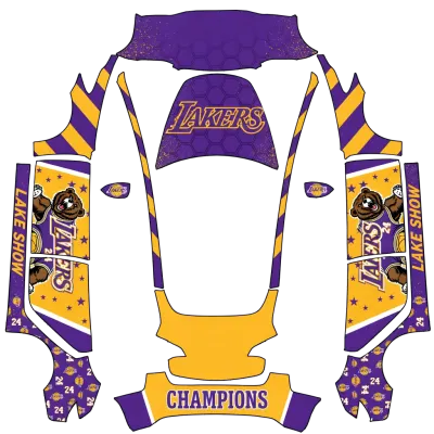 Lakers – Tesla Model 3 wrap