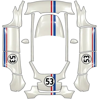 Herbie Der Käfer (Herbie - The Love Bug) – Tesla Model Y Wrap
