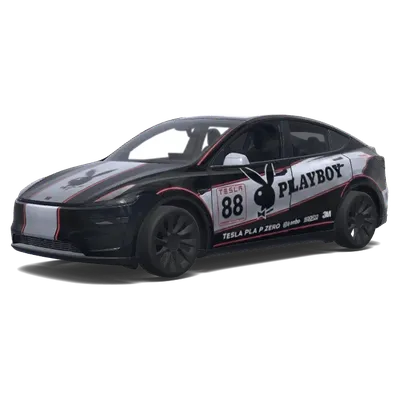 Playboy Racing Edition – Tesla Model Y Wrap