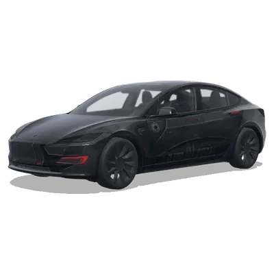 Night Trooper Black – Tesla Model 3 wrap