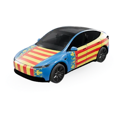 瓦倫西亞社群1（Comunitat Valenciana I） – 特斯拉 Model Y 塗裝