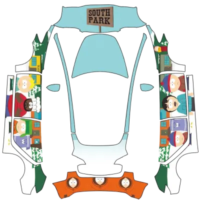 Southpark – Tesla Model 3 wrap