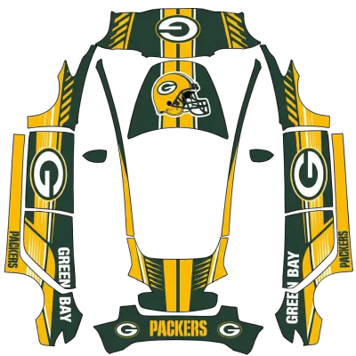 Green Bay Packers – Tesla Model 3 Wrap