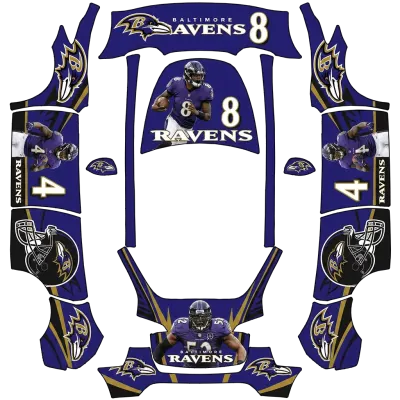 Ravens All Pro (ravens all pro) – Tesla Model Y Wrap
