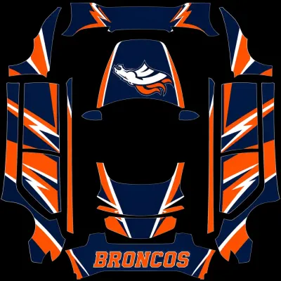 덴버 브롱코스 1 (Denver Broncos 1) – 테슬라 Model 3 랩핑