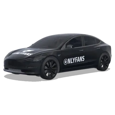 Onyfans Black Wrap – Tesla Model 3 wrap