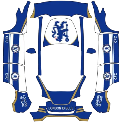 Chelsea FC (chelsea fc) – Tesla Model Y Wrap