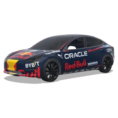 Red Bull F1 Matte – Tesla Model 3 wrap