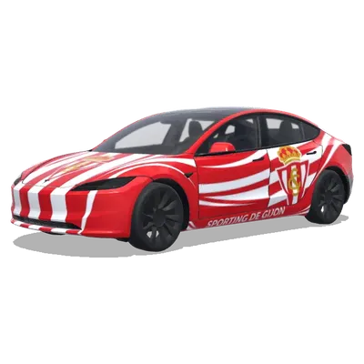 Sporting Gijón (Sporting de Gijon) – Tesla Model 3 Wrap