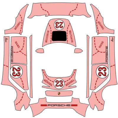 핑크 피그 포르쉐 (pink pig Porsche livery) – 테슬라 Model 3 랩핑