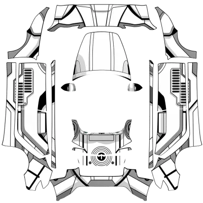 風暴兵（Stormtrooper） – 特斯拉 Model 3 塗裝