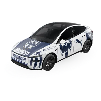 CFモンテレイ (CF Monterrey Rayados) – テスラ Model Y ラッピング