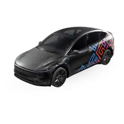Black Treks – Tesla Model Y L Wrap