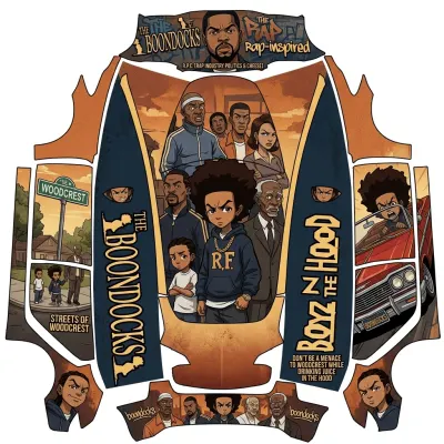 鄉下人聯名街頭小子（The boondocks meet boys in the hood） – 特斯拉 Model 3 塗裝