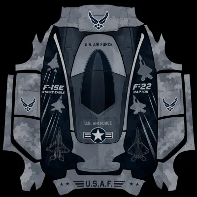 ВВС США (USAF) – оклейка Tesla Model 3