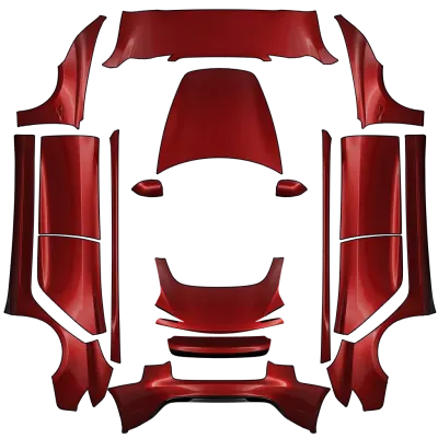 リキッドメタル ウルトラレッド (Liquid Metal ultra Red) – テスラ Model 3 ラッピング
