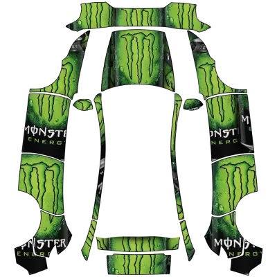 몬스터 에너지 (Monster energy) – 테슬라 Model Y 랩핑