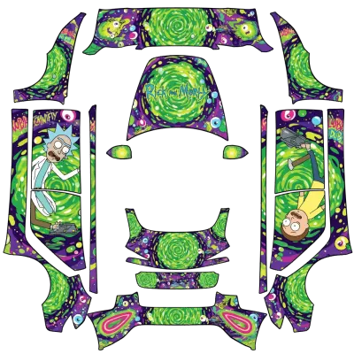 Rick and Morty – Tesla Model 3 wrap