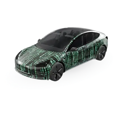 Matrix – Tesla Model 3 wrap