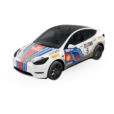 Rallye (Rally) – Tesla Model Y Wrap