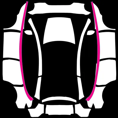 Linien Test 1 (Lines Test 1) – Tesla Model Y L Wrap