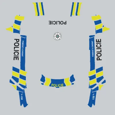 체코 경찰 v4 (Policie CR v4) – 테슬라 Model 3 랩핑