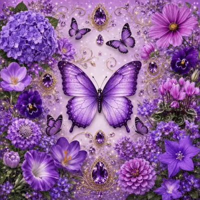 紫水晶魔法（Amethyst Enchantment） – 特斯拉 Model Y 塗裝