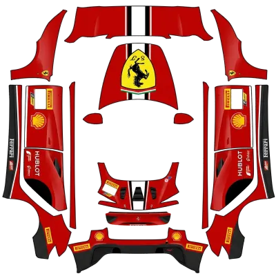 페라리 (Ferrari) – 테슬라 Model 3 랩핑