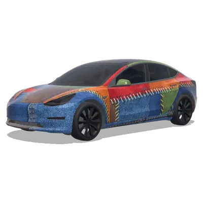 史迪奇（stitch） – 特斯拉 Model 3 塗裝