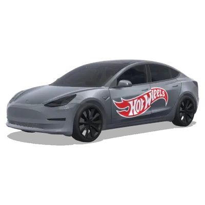 风火轮隐形灰 – 特斯拉 Model 3 涂装