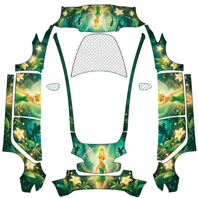 Fée Clochette 1 (Tinker bell 1) – covering Tesla Model 3