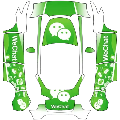 WeChat (Wechat) – wrap para Tesla Model Y