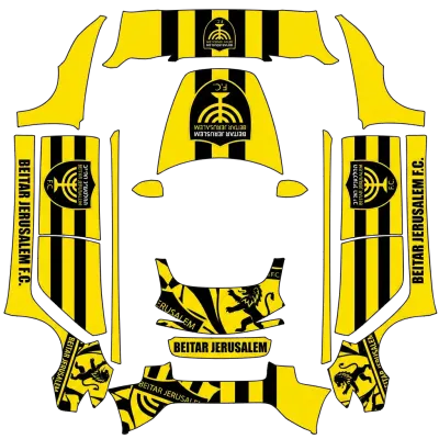 Beitar Jerusalem FC (Beitar Jerusalem fc) – Tesla Model 3 Wrap