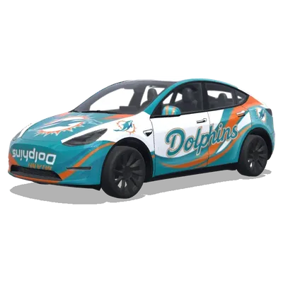 迈阿密海豚（NFL: Miami Dolphins） – 特斯拉 Model Y 涂装