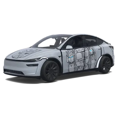 灰色擎天柱（Optimus Prime grey） – 特斯拉 Model Y 涂装